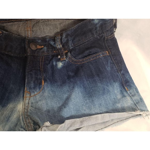 Old Navy Diva Upcycled Cut Off Shorts Ombre Bleach - Picture 3 of 6